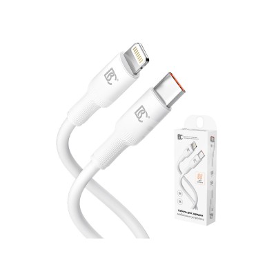Кабель Type-C - Lightning BC X81 Soft (PD) Белый