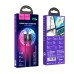 Кабель Type-C - Lightning Hoco X14 (3A, 20W, PD, оплетка нейлон) Черный