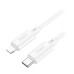 Кабель Type-C - Lightning Hoco X88 (3A, 20W, PD) Белый