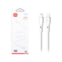 Кабель Type-C - Lightning XO NBQ231A (3A, 27W, PD) Белый