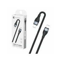 Кабель Type-C - Type-C BC X57 (5A, оплетка нейлон) Черный Кабель Type-C - Type-C BC X57 (5A, оплетка нейлон) Черный