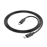 Кабель Type-C - Type-C Hoco X88 (5A, 60W) Черный