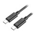 Кабель Type-C - Type-C Hoco X88 (5A, 60W) Черный