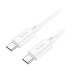 Кабель Type-C - Type-C Hoco X88 (5A, 60W) Белый