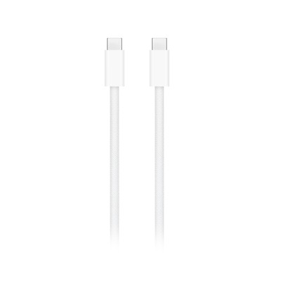 Кабель Type-C - Type-C для Appe iPhone 15 - 16 Pro Max (60W, PD, оплетка нейлон, тех.упак.) Белый - OR