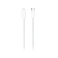 Кабель Type-C - Type-C для Appe iPhone 15 - 16 Pro Max (60W, PD, оплетка нейлон, тех.упак.) Белый