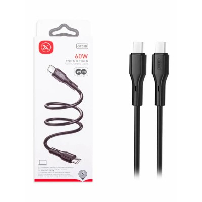 Кабель Type-C - Type-C XO NB-Q231B (60W) Черный