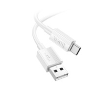 Кабель USB - Type-C Hoco X107 (3A) Белый Кабель USB - Type-C Hoco X107 (3A) Белый
