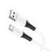 Кабель USB - Type-C Hoco X82 (3A, силикон, термостойкий) Белый