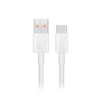 Кабель USB - Type-C для Huawei (6A, 66W, чип SuperCharger) Белый - OR