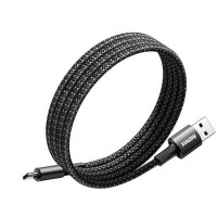 Кабель USB - Type-C Remax C02-AC (66W, PD, оплетка нейлон, магнитное крепление, 1,2 м) Черный