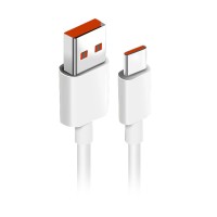 Кабель USB - Type-C для Xiaomi (6A, 120W, чип Turbo Charge) (тех.упак.) Белый - OR