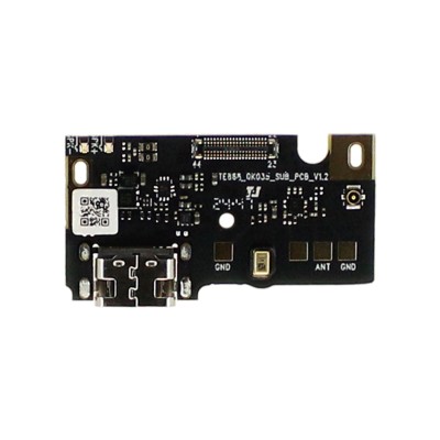 Шлейф для Blackview BV7200 плата на системный разъем/микрофон - Премиум