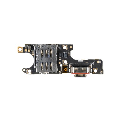 Шлейф для Huawei Honor 400 (DNY-NX9) плата на системный разъем/разъем SIM/микрофон - Премиум