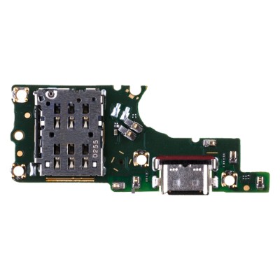 Шлейф для Huawei Honor 50 плата на системный разъем/разъем SIM/микрофон - Премиум