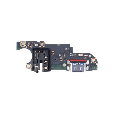 Шлейф для Huawei Honor X6 плата на системный разъем/разъем гарнитуры/микрофон - Премиум