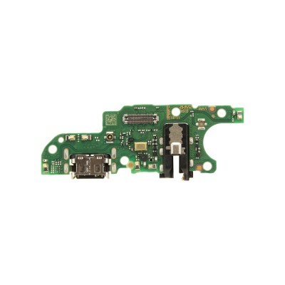 Шлейф для Huawei Honor X6b плата на системный разъем/разъем гарнитуры/микрофон - Премиум