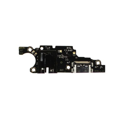 Шлейф для Huawei Honor X7a Plus плата на системный разъем/разъем гарнитуры/микрофон - Премиум