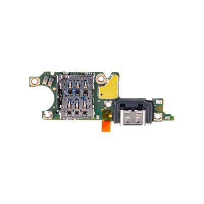 Шлейф для Huawei Honor X9c Smart плата на системный разъем/разъем SIM/микрофон - Премиум