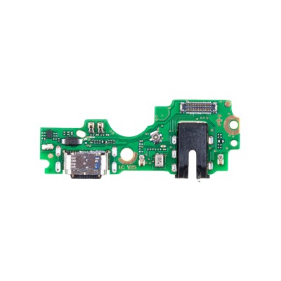 Шлейф для Infinix Hot 20 4G плата на системный разъем/разъем гарнитуры/микрофон - Премиум