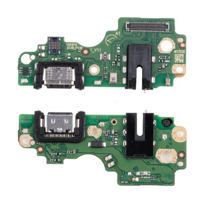 Шлейф для Infinix Hot 50 Pro плата на системный разъем/разъем гарнитуры/микрофон - Премиум Шлейф для Infinix Hot 50 Pro плата на системный разъем/разъем гарнитуры/микрофон - Премиум