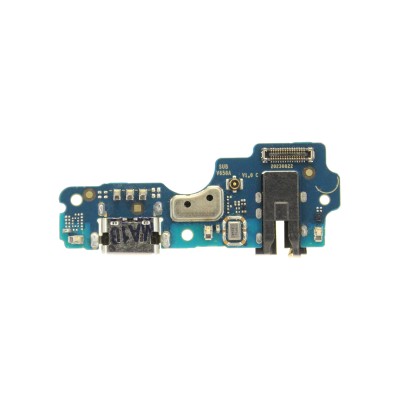 Шлейф для Infinix Smart 8 Plus плата на системный разъем/разъем гарнитуры/микрофон - Премиум
