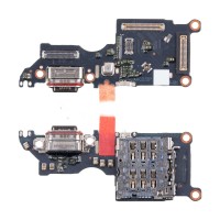 Шлейф для OPPO Reno 13 F 4G плата системный разъем/разъем SIM/микрофон - Премиум