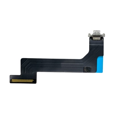 Шлейф для iPad 10 10.9" 2022 (Wi-Fi версия) (A2696/A2757/A2777) на системный разъем Серебро - Премиум