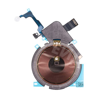 Шлейф для iPhone 15 Pro Max A3106 на беспроводную зарядку/вспышку/микрофон - Премиум