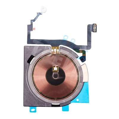 Шлейф для iPhone 15 A3090 на беспроводную зарядку/вспышку/микрофон - Премиум