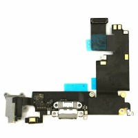 Шлейф для Apple iPhone 16 Plus на системный разъем/микрофон Черный - Премиум
