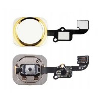 Шлейф для iPhone 6 Plus на кнопку HOME в сборе Золото