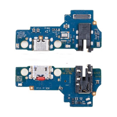 Шлейф для Realme C30s плата на системный разъем/разъем гарнитуры/микрофон - Премиум Шлейф для Realme C30s плата на системный разъем/разъем гарнитуры/микрофон - Премиум