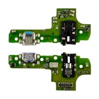 Шлейф для Samsung A107F Galaxy A10s плата системный разъем/разъем гарнитуры/микрофон - Премиум