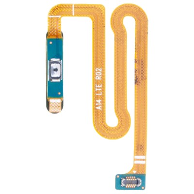 Шлейф для Samsung A145F Galaxy A14 4G сканер отпечатка пальцев Черный