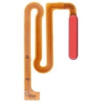 Шлейф для Samsung M127F Galaxy M12 сканер отпечатка пальцев Красный