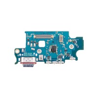 Шлейф для Samsung S916E Galaxy S23+плата системный разъем/разъем SIM/микрофон - Премиум