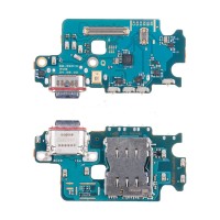 Шлейф для Samsung S931B Galaxy S25 плата на системный разъем/разъем SIM/микрофон - Премиум