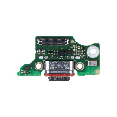 Шлейф для Tecno Camon 40 4G плата на системный разъем/микрофон - Премиум