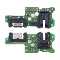 Шлейф для Tecno Pova 4 Pro плата на системный разъем/разъем гарнитуры/микрофон - Премиум