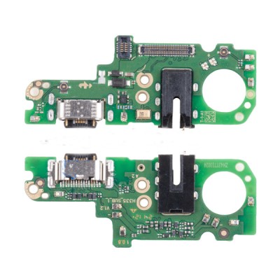 Шлейф для Tecno Pova 6 Pro 5G плата на системный разъем/разъем гарнитуры/микрофон - Премиум