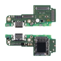Шлейф для Tecno LJ8 плата на системный разъем/разъем SIM/микрофон - Премиум
