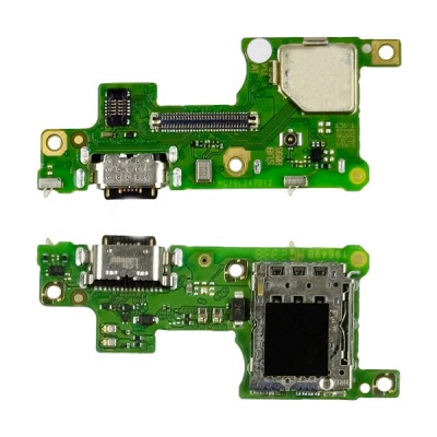 Шлейф для Tecno Spark 20 Pro+ плата на системный разъем/разъем SIM/микрофон - Премиум Шлейф для Tecno Spark 20 Pro+ плата на системный разъем/разъем SIM/микрофон - Премиум