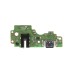Шлейф для Tecno Spark 30 Pro плата на системный разъем/разъем гарнитуры/микрофон - Премиум