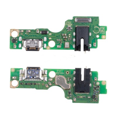 Шлейф для Tecno Spark Go 1 плата на системный разъем/разъем гарнитуры/микрофон - Премиум Шлейф для Tecno Spark Go 1 плата на системный разъем/разъем гарнитуры/микрофон - Премиум