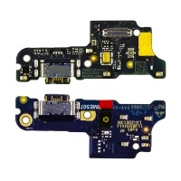 Шлейф для Xiaomi Poco C75 плата на системный разъем/микрофон - Премиум