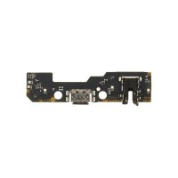 Шлейф для Xiaomi Poco C71 плата на системный разъем/микрофон - Премиум
