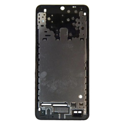 Рамка дисплея для Samsung A125F Galaxy A12 (черная)/Samsung 127F Galaxy A12 Nacho (черная)