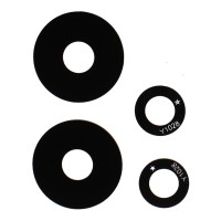 Стекло камеры для Infinix Note 30i (комплект 4 шт.) Черный