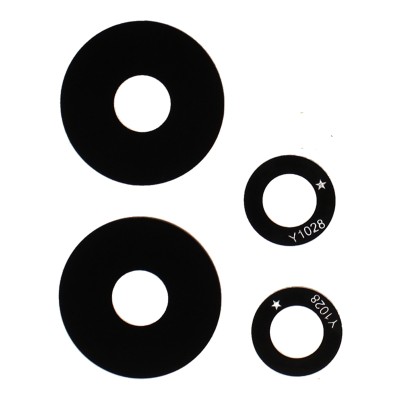 Стекло камеры для Infinix Note 30i (комплект 4 шт.) Черный